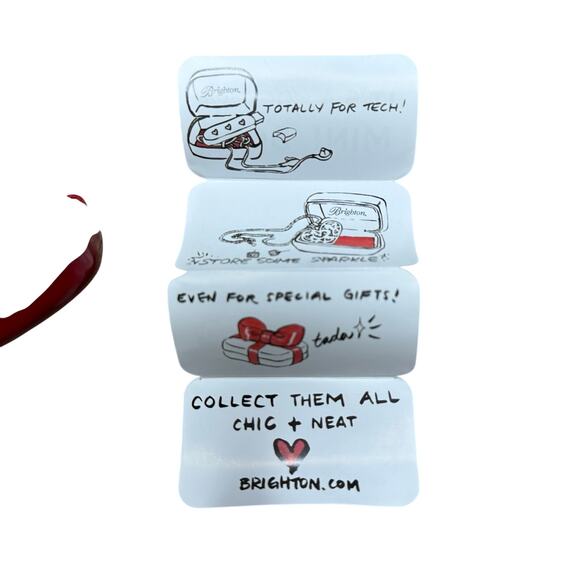 BRIGHTON Mini Box Red Lipstick Kisses Say It With A Kiss Tiny Box - Picture 7 of 8